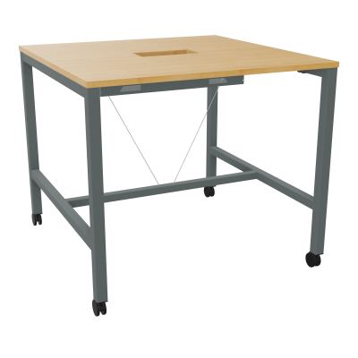ARIAL T L120XP120XH104,5 PERCE TRAPPE DOUBLE ACCES + GOULOTTE PIED ARCHE CARREE MOBILE R5