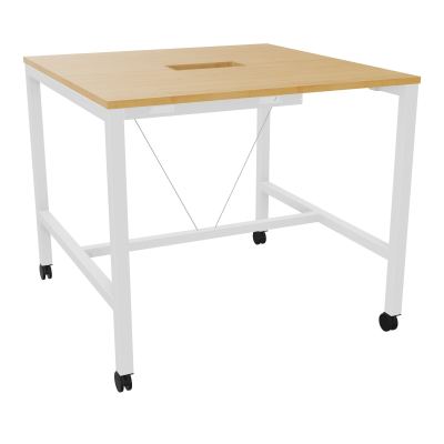 ARIAL T L120XP120XH104,5 PERCE TRAPPE DOUBLE ACCES + GOULOTTE PIED ARCHE CARREE MOBILE R5