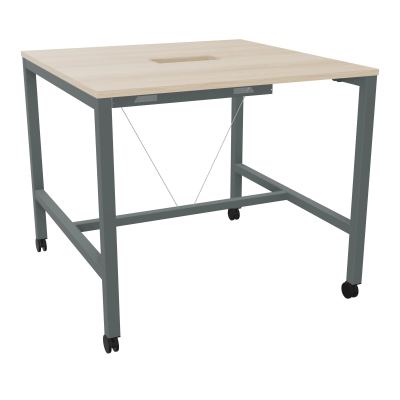 ARIAL T L120XP120XH104,5 PERCE TRAPPE DOUBLE ACCES + GOULOTTE PIED ARCHE CARREE MOBILE