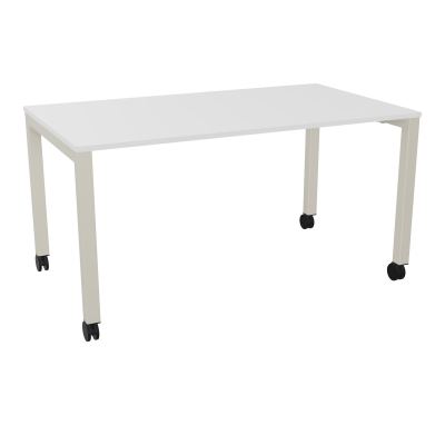 ARIAL T RECT L140 P80 H73,5 EP 19 mm NU PIED ARCHE CARRE MOBILE