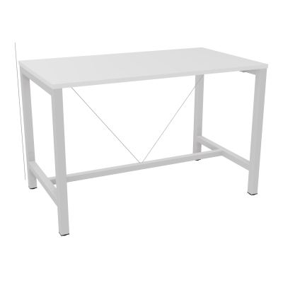 ARIAL T. REU L140XP80XH90 PIEDS ARCHE CARREE AVEC REPOSE PIED