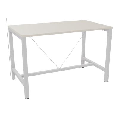 ARIAL T. REU L140XP80XH90 PIEDS ARCHE CARREE AVEC REPOSE PIED