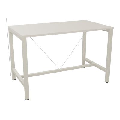ARIAL T. REU L140XP80XH90 PIEDS ARCHE CARREE AVEC REPOSE PIED
