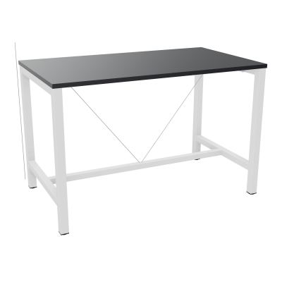ARIAL T. REU L140XP80XH90 PIEDS ARCHE CARREE AVEC REPOSE PIED