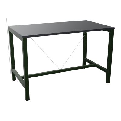 ARIAL T. REU L140XP80XH90 PIEDS ARCHE CARREE AVEC REPOSE PIED