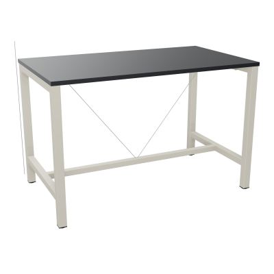 ARIAL T. REU L140XP80XH90 PIEDS ARCHE CARREE AVEC REPOSE PIED