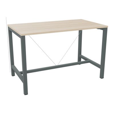 ARIAL T. REU L140XP80XH90 PIEDS ARCHE CARREE AVEC REPOSE PIED