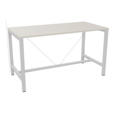 ARIAL T. REU L160XP80XH90 PIEDS ARCHE CARREE AVEC REPOSE PIED