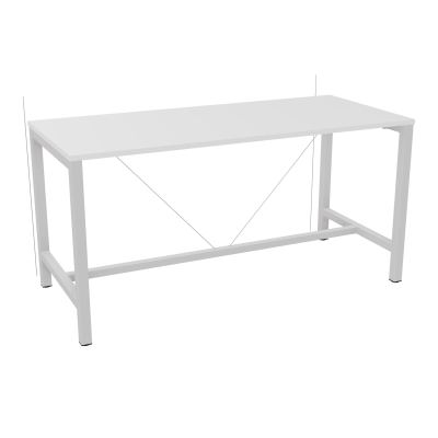 ARIAL T. REU L180XP80XH90 PIEDS ARCHE CARREE AVEC REPOSE PIED