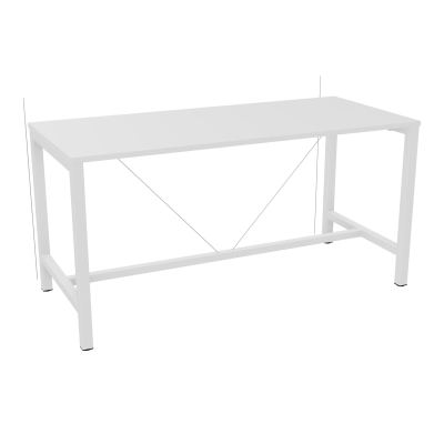 ARIAL T. REU L180XP80XH90 PIEDS ARCHE CARREE AVEC REPOSE PIED