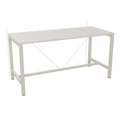 ARIAL T. REU L180XP80XH90 PIEDS ARCHE CARREE AVEC REPOSE PIED