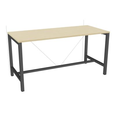 ARIAL T. REU L180XP80XH90 PIEDS ARCHE CARREE AVEC REPOSE PIED