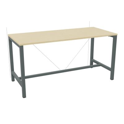 ARIAL T. REU L180XP80XH90 PIEDS ARCHE CARREE AVEC REPOSE PIED