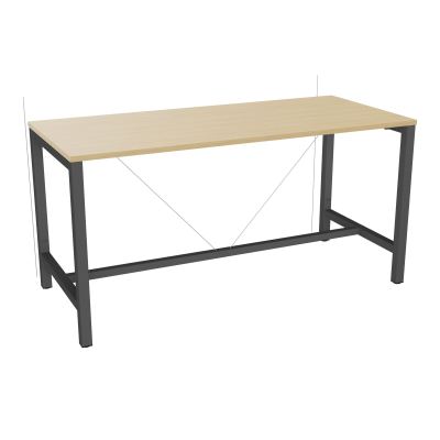 ARIAL T. REU L180XP80XH90 PIEDS ARCHE CARREE AVEC REPOSE PIED