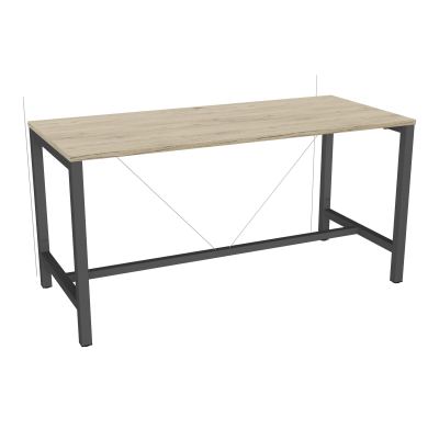 ARIAL T. REU L180XP80XH90 PIEDS ARCHE CARREE AVEC REPOSE PIED