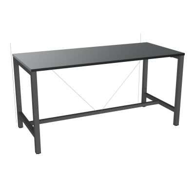 ARIAL T. REU L180XP80XH90 PIEDS ARCHE CARREE AVEC REPOSE PIED