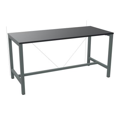 ARIAL T. REU L180XP80XH90 PIEDS ARCHE CARREE AVEC REPOSE PIED