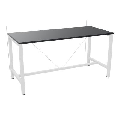 ARIAL T. REU L180XP80XH90 PIEDS ARCHE CARREE AVEC REPOSE PIED