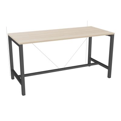 ARIAL T. REU L180XP80XH90 PIEDS ARCHE CARREE AVEC REPOSE PIED