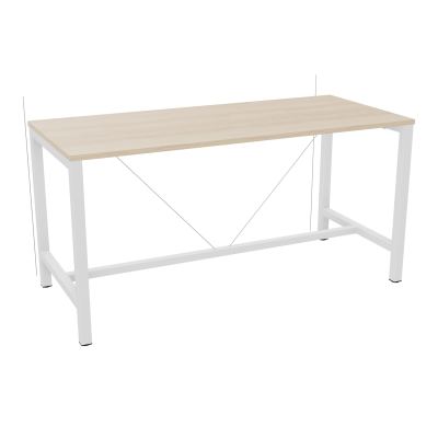 ARIAL T. REU L180XP80XH90 PIEDS ARCHE CARREE AVEC REPOSE PIED