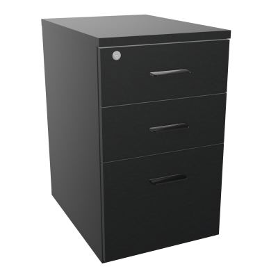 RETOUR SUR CAISSON HAUTEUR BUREAU P60XL43,2 - 3 TIROIRS DONT 1DS TOP EP25MM R9 R9 SG
