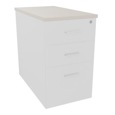 EXTENSION SUR CAISSON HAUTEUR P80XL43,2 cm - 3 TIROIRS DONT 1DS TOP EP25MM MG N5 SO