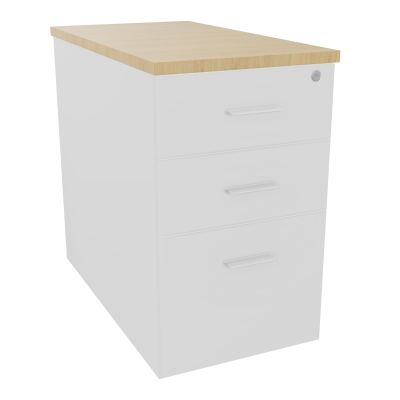 EXTENSION SUR CAISSON HAUTEURP80XL43,2 cm - 3 TIROIRS DONT 1DS TOP EP25MM MG R1 SO