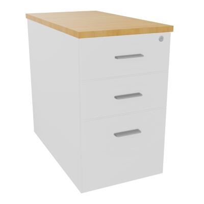 EXTENSION SUR CAISSON HAUTEUR P80XL43,2 cm - 3 TIROIRS DONT 1DS TOP EP25MM MG R5 SB