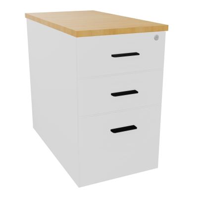 EXTENSION SUR CAISSON HAUTEUR P80XL43,2 cm - 3 TIROIRS DONT 1DS TOP EP25MM MG R5 SG