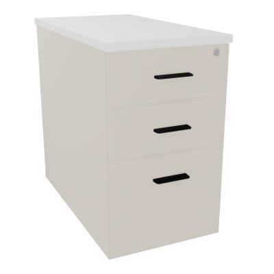 EXTENSION SUR CAISSON HAUTEUR P80XL43,2 cm - 3 TIROIRS DONT 1DS TOP EP25MM N5 MG SG
