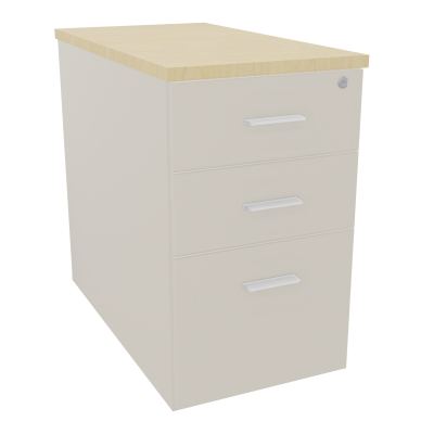 EXTENSION SUR CAISSON HAUTEUR P80XL43,2 cm - 3 TIROIRS DONT 1DS TOP EP25MM N5 N8 SO