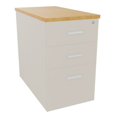 EXTENSION SUR CAISSON HAUTEUR P80XL43,2 cm - 3 TIROIRS DONT 1DS TOP EP25MM N5 R5 SO