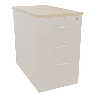 EXTENSION SUR CAISSON HAUTEUR P80XL43,2 cm - 3 TIROIRS DONT 1DS TOP EP25MM N5 RZ SO