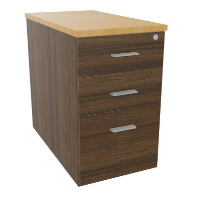 EXTENSION SUR CAISSON HAUTEUR P80XL43,2 cm - 3 TIROIRS DONT 1DS TOP EP25MM N6 R5 SB