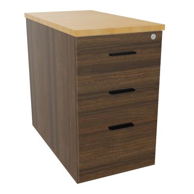 EXTENSION SUR CAISSON HAUTEUR P80XL43,2 cm - 3 TIROIRS DONT 1DS TOP EP25MM N6 R5 SG