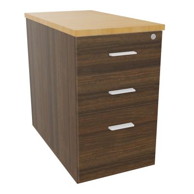EXTENSION SUR CAISSON HAUTEUR P80XL43,2 cm - 3 TIROIRS DONT 1DS TOP EP25MM N6 R5 SO