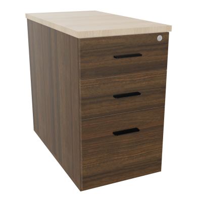EXTENSION SUR CAISSON HAUTEUR P80XL43,2 cm - 3 TIROIRS DONT 1DS TOP EP25MM N6 RZ SG