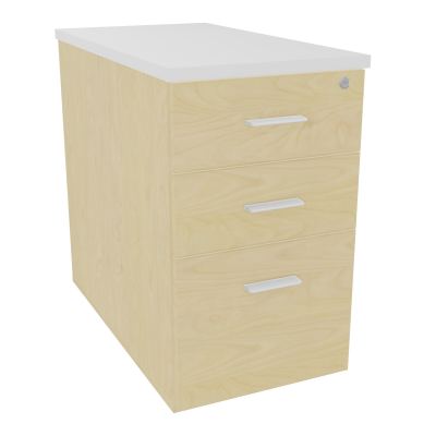 EXTENSION SUR CAISSON HAUTEUR P80XL43,2 cm - 3 TIROIRS DONT 1DS TOP EP25MM N8 MG SO