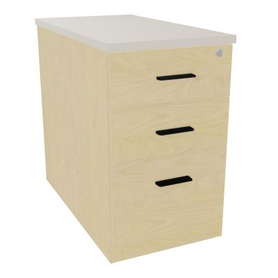 EXTENSION SUR CAISSON HAUTEUR P80XL43,2 cm - 3 TIROIRS DONT 1DS TOP EP25MM N8 N5 SG