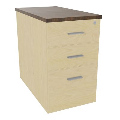 EXTENSION SUR CAISSON HAUTEUR P80XL43,2 cm - 3 TIROIRS DONT 1DS TOP EP25MM N8 N6 SB