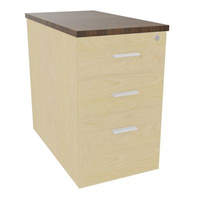 EXTENSION SUR CAISSON HAUTEUR P80XL43,2 cm - 3 TIROIRS DONT 1DS TOP EP25MM N8 N6 SO