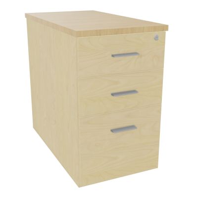 EXTENSION SUR CAISSON HAUTEUR P80XL43,2 cm - 3 TIROIRS DONT 1DS TOP EP25MM N8 R1 SB