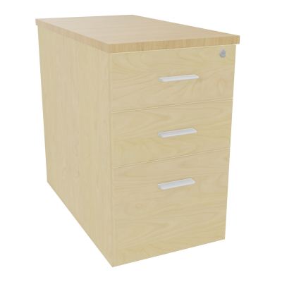 EXTENSION SUR CAISSON HAUTEUR P80XL43,2 cm - 3 TIROIRS DONT 1DS TOP EP25MM N8 R1 SO