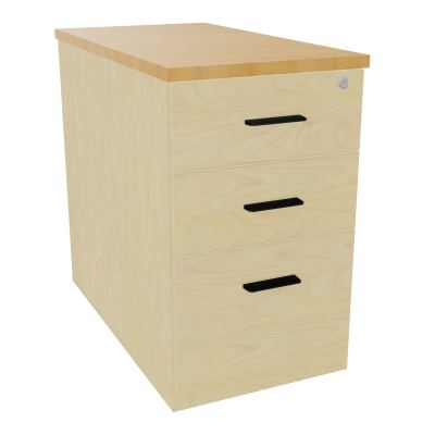EXTENSION SUR CAISSON HAUTEUR P80XL43,2 cm - 3 TIROIRS DONT 1DS TOP EP25MM N8 R5 SG