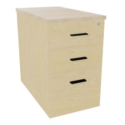 EXTENSION SUR CAISSON HAUTEUR P80XL43,2 cm - 3 TIROIRS DONT 1DS TOP EP25MM N8 RZ SG