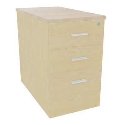 EXTENSION SUR CAISSON HAUTEUR P80XL43,2 cm - 3 TIROIRS DONT 1DS TOP EP25MM N8 RZ SO