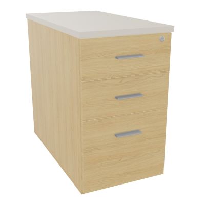 EXTENSION SUR CAISSON HAUTEUR P80XL43,2 cm - 3 TIROIRS DONT 1DS TOP EP25MM R1 N5 SB