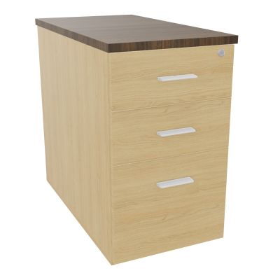 EXTENSION SUR CAISSON HAUTEUR P80XL43,2 cm - 3 TIROIRS DONT 1DS TOP EP25MM R1 N6 SO