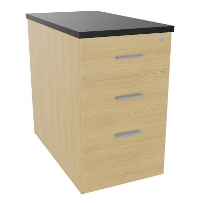 EXTENSION SUR CAISSON HAUTEUR P80XL43,2 cm - 3 TIROIRS DONT 1DS TOP EP25MM R1 R9 SB