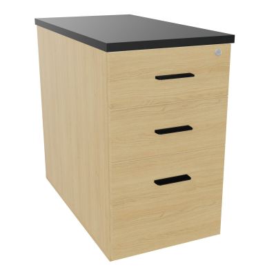 EXTENSION SUR CAISSON HAUTEUR P80XL43,2 cm - 3 TIROIRS DONT 1DS TOP EP25MM R1 R9 SG